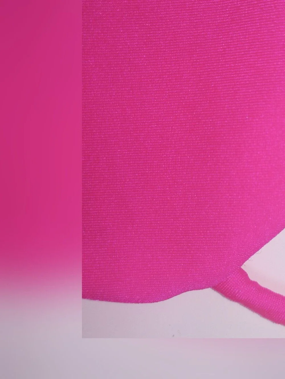 Y2K Rave Festival face mask pink/blue corseted heart